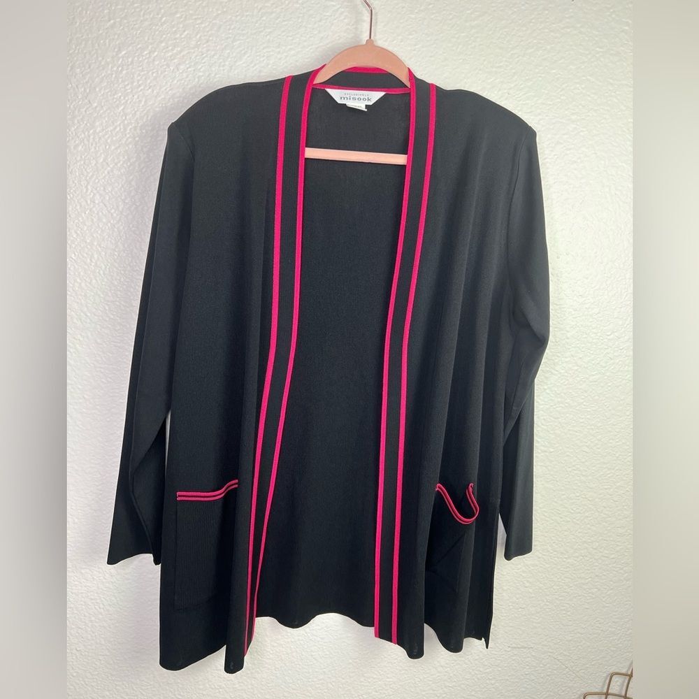 Exclusively Misook black cardigan XL - Picture 3 of 4